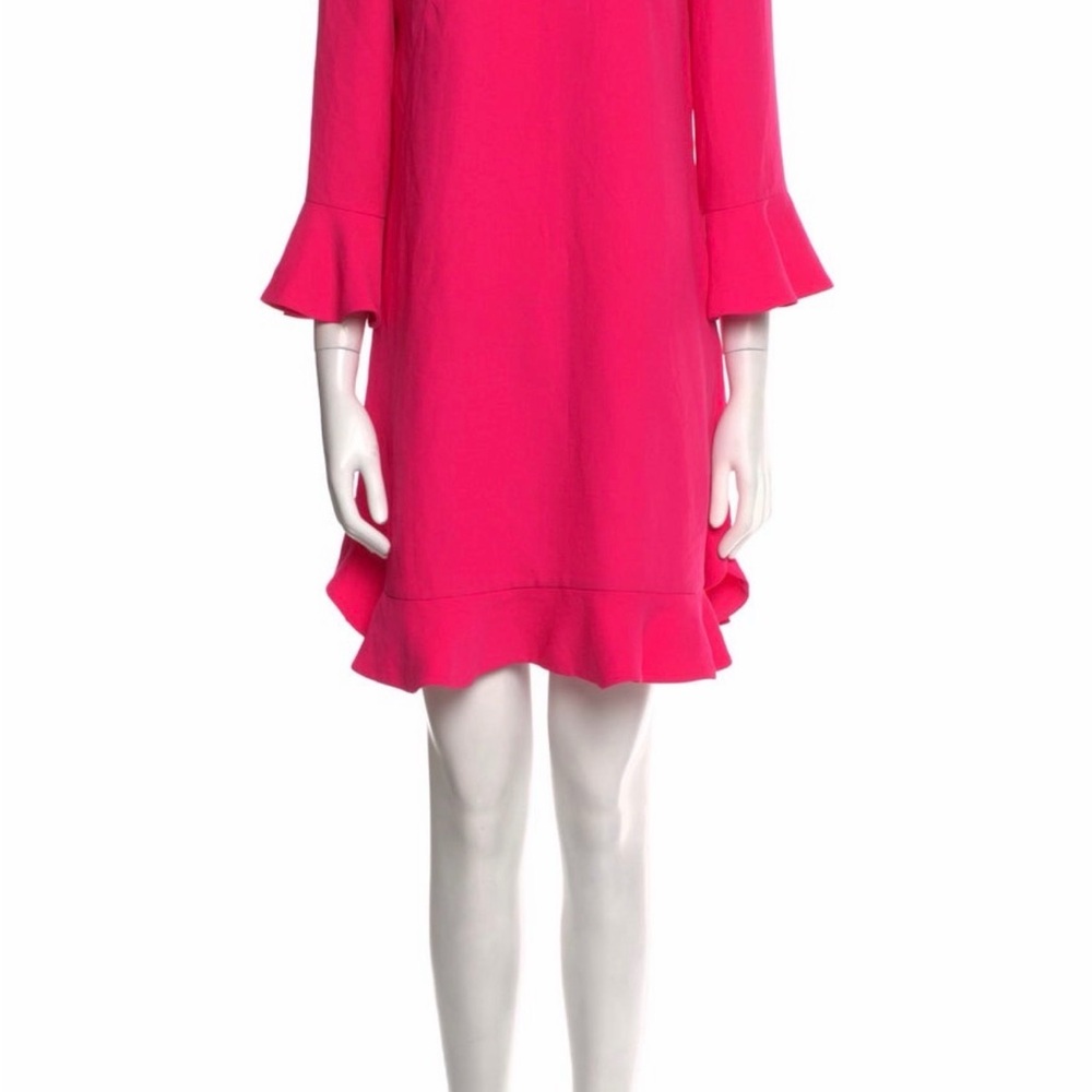 Elegant Pink Kate Spade Ruffle Dress